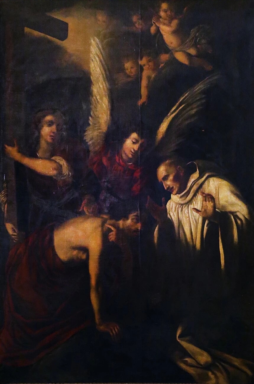 San Bernardo che abbraccia Cristo crocifisso -  Santa Maria al Castello (Signa)